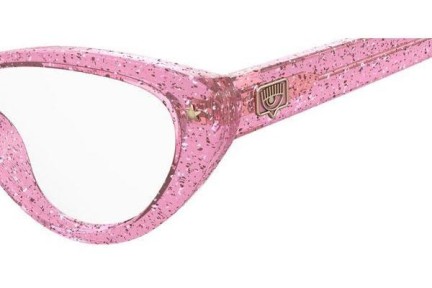 Okulary korekcyjne Chiara Ferragni CF7012 QR0 Kocie oczy Różowe