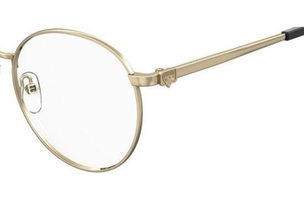 Brillen Chiara Ferragni CF1011 J5G Ronde Goud