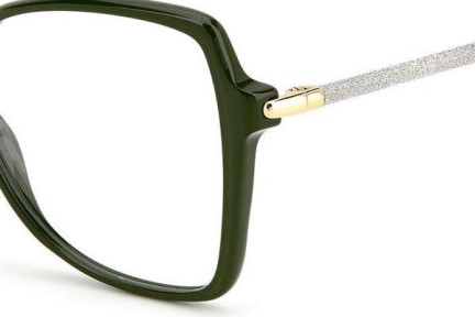 Okulary korekcyjne Jimmy Choo JC321 1ED Kwadratowe Zielone