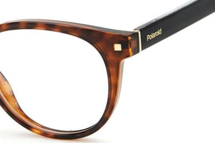 Okulary korekcyjne Polaroid PLDD445 086 Okrągłe Havana