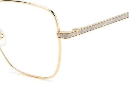 Okulary korekcyjne Jimmy Choo JC354 06J Kwadratowe Złote