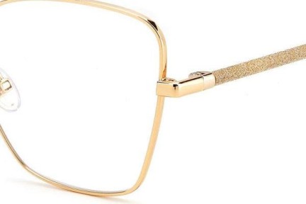 Okulary korekcyjne Jimmy Choo JC333 000 Kocie oczy Złote