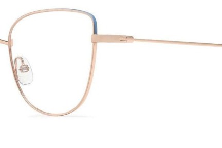 Okulary korekcyjne Safilo LINEA/T10 QWU Kocie oczy Złote