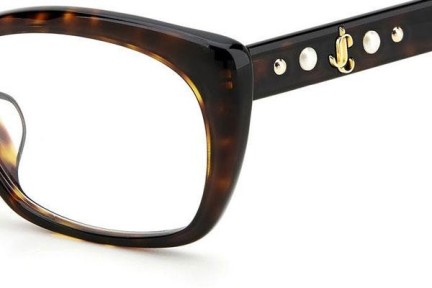 Okulary korekcyjne Jimmy Choo JC346/F 086 Prostokątne Havana