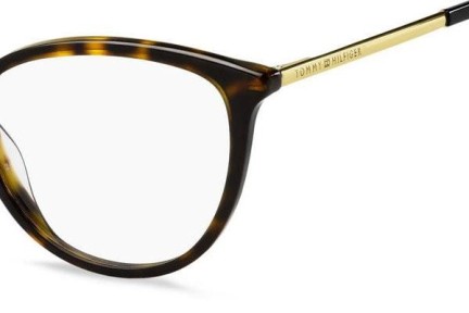 Okulary korekcyjne Tommy Hilfiger TH1590 086 Kocie oczy Havana