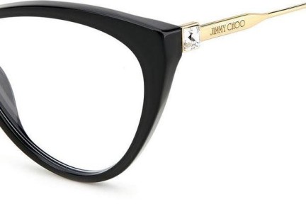 Okulary korekcyjne Jimmy Choo JC359 807 Kocie oczy Czarne