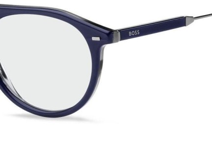 Okulary korekcyjne BOSS BOSS1358/BB NLB/G6 blue-light [non-prescription] Pilotki (Aviator) Niebieskie
