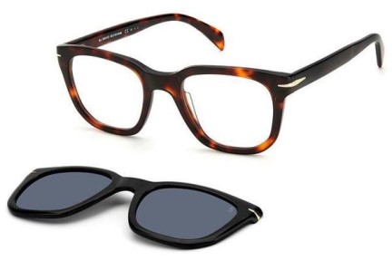 Okulary korekcyjne David Beckham DB7043/CS EED/C3 Polarized Kwadratowe Havana
