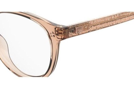 Okulary korekcyjne Chiara Ferragni CF1015 733 Okrągłe Brązowe
