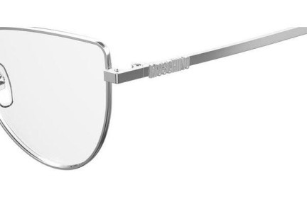 Okulary korekcyjne Moschino MOS534 010 Kocie oczy Srebrne