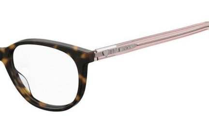 Okulary korekcyjne Love Moschino MOL543 086 Okrągłe Havana