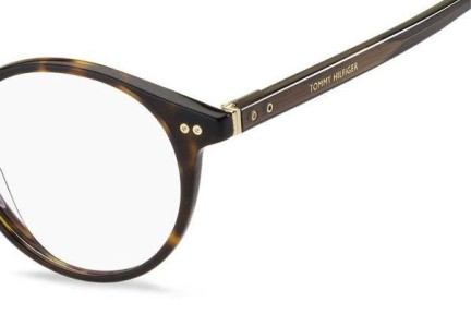 Okulary korekcyjne Tommy Hilfiger TH1813 086 Okrągłe Havana