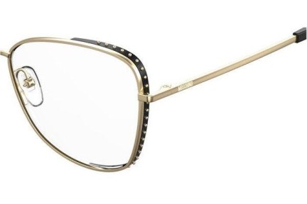 Okulary korekcyjne Moschino MOS516 J5G Kocie oczy Złote