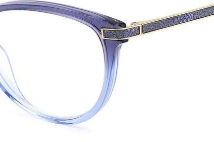 Okulary korekcyjne Jimmy Choo JC352 WTA Kocie oczy Niebieskie