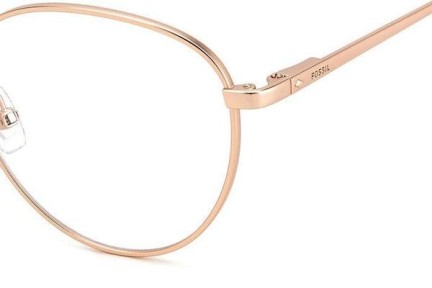 Okulary korekcyjne Fossil FOS7133 0Y8 Okrągłe Złote