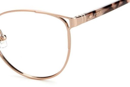 Okulary korekcyjne Fossil FOS7095 AU2 Kocie oczy Złote