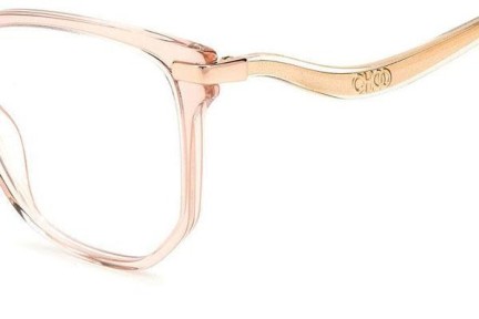 Okulary korekcyjne Jimmy Choo JC257 FWM Kwadratowe Różowe