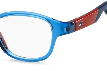 Okulary korekcyjne Tommy Hilfiger Junior TH1500 MVU Kwadratowe Niebieskie