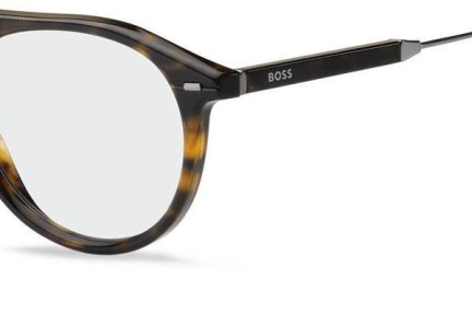 Okulary korekcyjne BOSS BOSS1358/BB 086/G6 blue-light [non-prescription] Pilotki (Aviator) Havana