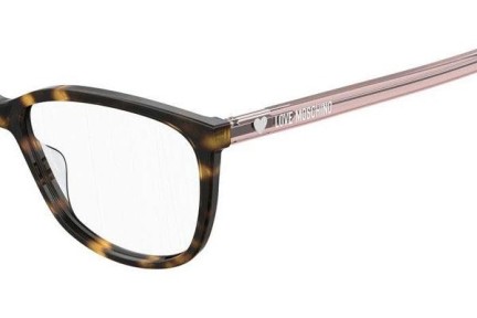 Okulary korekcyjne Love Moschino MOL546 086 Prostokątne Havana
