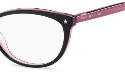 Okulary korekcyjne Tommy Hilfiger TH1553 RY8 Kocie oczy Fioletowe
