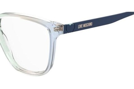 Okulary korekcyjne Love Moschino MOL583 Z90 Kwadratowe Niebieskie