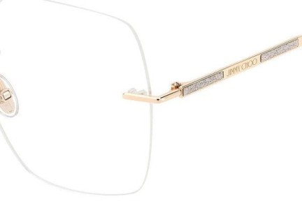 Okulary korekcyjne Jimmy Choo JC364/G 000 Kwadratowe Złote