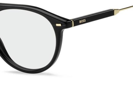Okulary korekcyjne BOSS BOSS1358/BB 807/G6 blue-light [non-prescription] Pilotki (Aviator) Czarne
