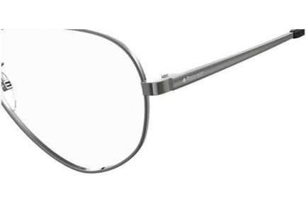Okulary korekcyjne Polaroid PLDD358/G 6LB Pilotki (Aviator) Srebrne