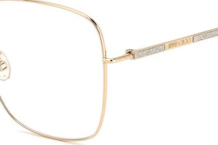 Okulary korekcyjne Jimmy Choo JC366/F 000 Kwadratowe Złote