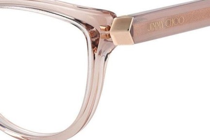 Okulary korekcyjne Jimmy Choo JC226 FWM Kocie oczy Beżowe