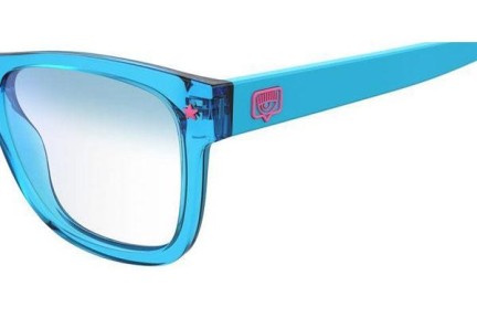 Okulary korekcyjne Chiara Ferragni CF7008/BB MVU/K6 blue-light [non-prescription] Kwadratowe Niebieskie