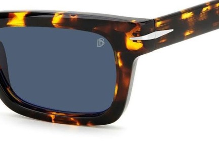 Okulary przeciwsłoneczne David Beckham DB7091/S 05L/KU Prostokątne Havana