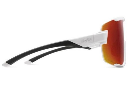 Okulary przeciwsłoneczne Smith WILDCAT 0BK/X6 Pojedyncze | Shield Białe