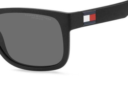 Okulary przeciwsłoneczne Tommy Hilfiger TH1556/S 003/M9 Prostokątne Czarne