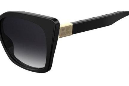 Okulary przeciwsłoneczne Love Moschino MOL000/S 807/9O Kocie oczy Czarne