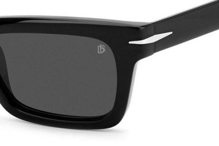Okulary przeciwsłoneczne David Beckham DB7091/S 807/IR Prostokątne Czarne