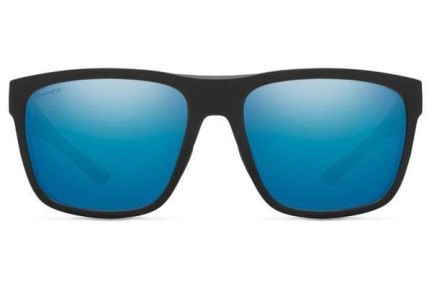 Okulary przeciwsłoneczne Smith Barra 003/QG Polarized Kwadratowe Czarne