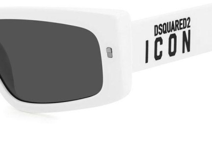 Okulary przeciwsłoneczne Dsquared2 ICON0007/S VK6/IR Kocie oczy Białe