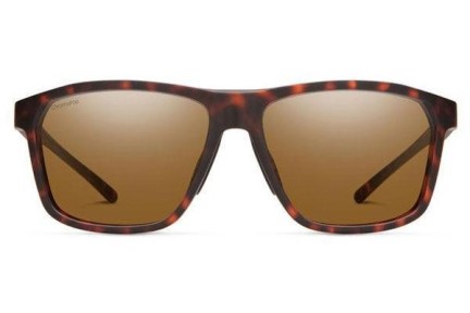 Okulary przeciwsłoneczne Smith PINPOINT N9P/L5 Polarized Kwadratowe Havana