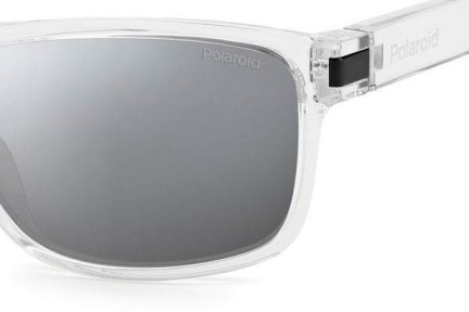 Okulary przeciwsłoneczne Polaroid PLD2121/S MNG/EX Polarized Prostokątne Przezroczyste