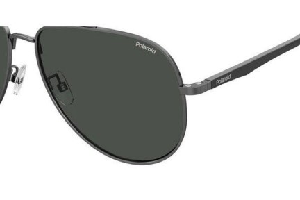 Okulary przeciwsłoneczne Polaroid PLD2105/G/S V81/M9 Polarized Pilotki (Aviator) Szare