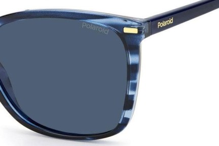 Okulary przeciwsłoneczne Polaroid PLD4108/S JBW/C3 Polarized Kocie oczy Niebieskie