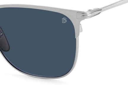 Okulary przeciwsłoneczne David Beckham DB7094/G/S 6LB/KU Browline Srebrne