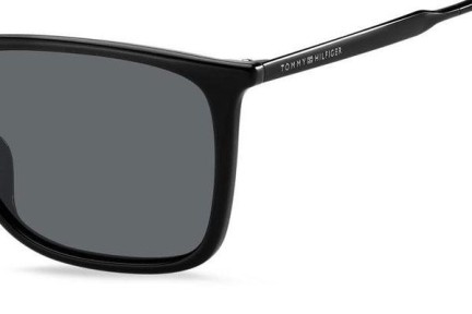 Okulary przeciwsłoneczne Tommy Hilfiger TH1652/G/S 807/IR Prostokątne Czarne