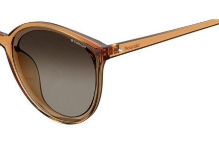 Okulary przeciwsłoneczne Polaroid PLD4082/F/S 09Q/LA Polarized Okrągłe Brązowe