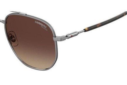 Okulary przeciwsłoneczne Carrera CARRERA236/S KJ1/LA Polarized Pilotki (Aviator) Srebrne