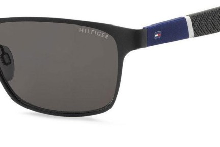 Ochelari de soare Tommy Hilfiger TH1283/S FO3/NR Dreptunghiulari Negri