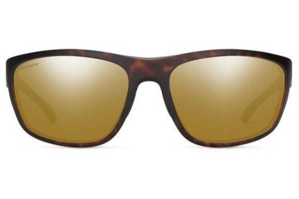 Okulary przeciwsłoneczne Smith REDDING HGC/QE Polarized Prostokątne Havana