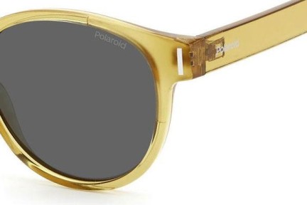 Okulary przeciwsłoneczne Polaroid PLD6175/S 40G/M9 Polarized Okrągłe Żółte